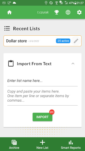 Grocery Shopping List App screenshot5